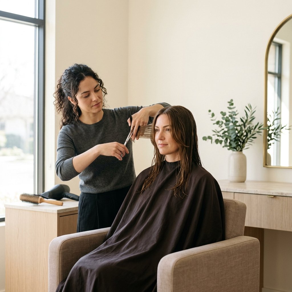 Women's Haircut & Style at Sacramento Beauty Salon in Sacramento