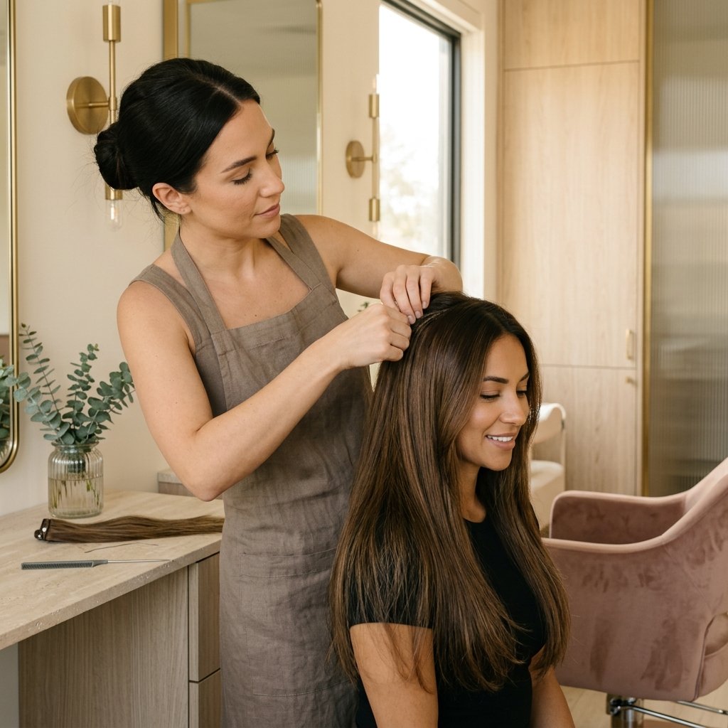 Hair Extensions at Sacramento Beauty Salon in Sacramento