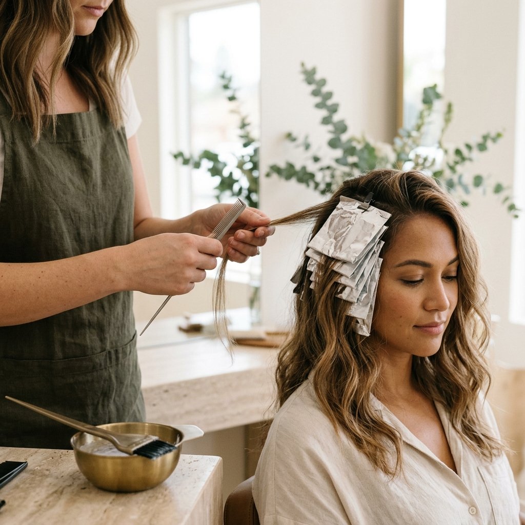 Foil Highlights & Lowlights at Sacramento Beauty Salon in Sacramento